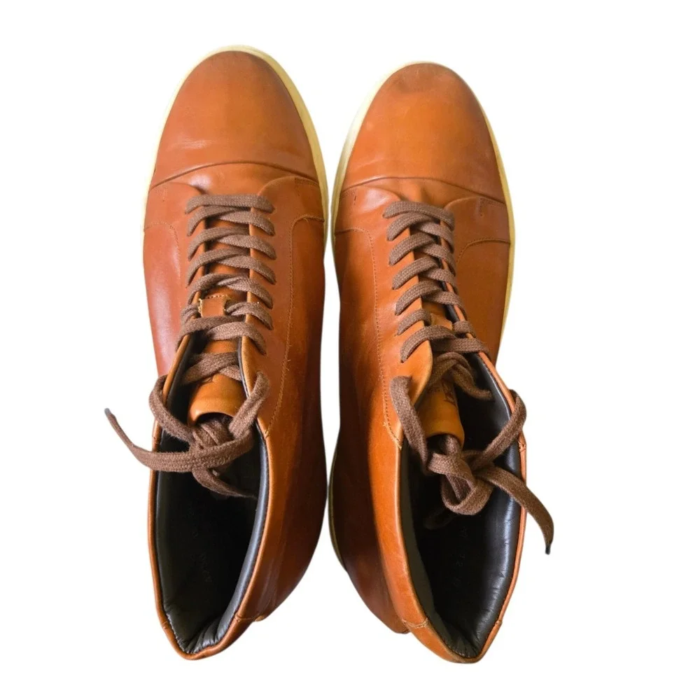 Allen Edmonds Port Washington Men's 12 D CooperSneaker Leather 4250